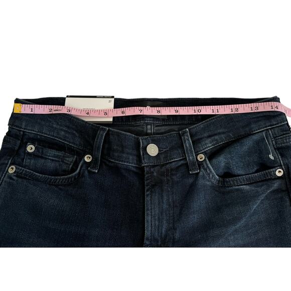 NWT 7 For All Mankind Original Bootcut Jean in Sunbeam Size 27 - Picture 15 of 16